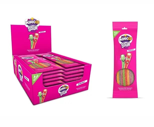Фото товара: Мармелад Minucco 75GR VEGAN Мультиколор, 75 г