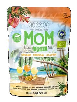 Фото товара: MOM ORGANIC LOLIPOP TROPICAL