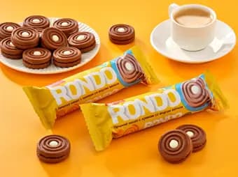 Фото товара: RONDO Печенье КАКАО с ванильным кремом, 70 г